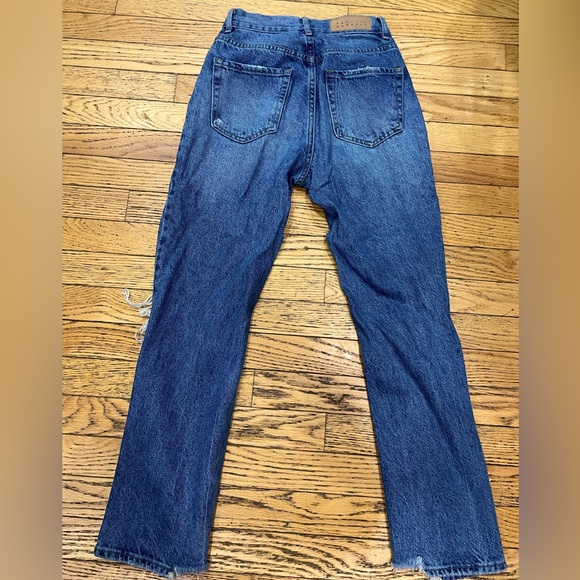 PacSun high rise straight jeans size 00 (size 23) - Picture 2 of 3